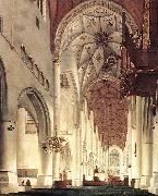 Pieter Jansz Saenredam Interior of the Church of St Bavo in Haarlem Spain oil painting artist